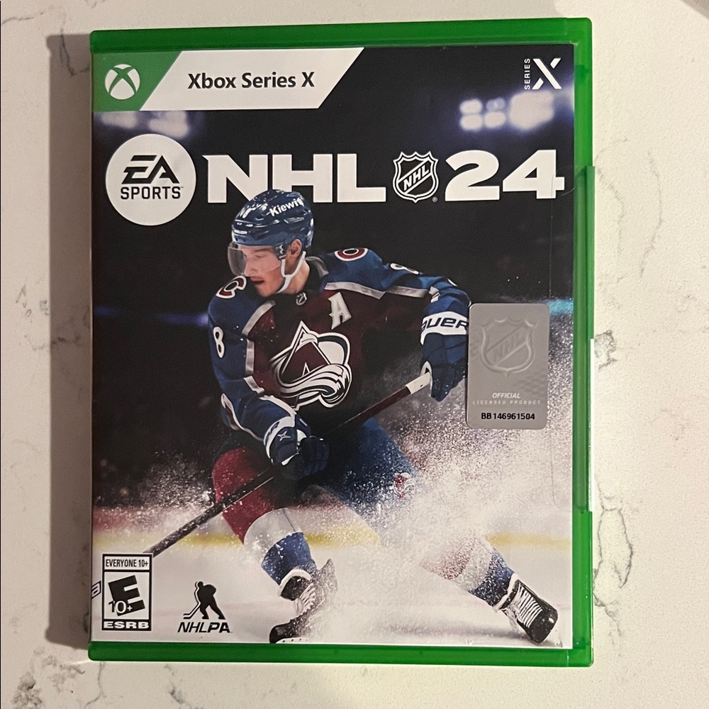 Microsoft Xbox Series X NHL 24 in Green Case
